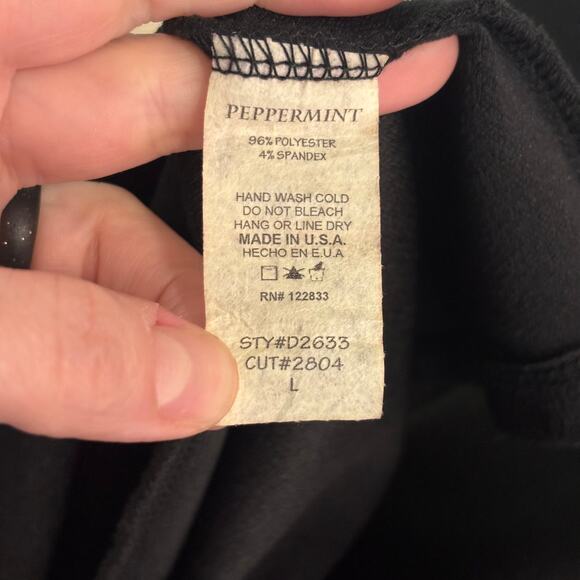 Foreign Exchange Dress Large Mini Crochet Lace Witchy Skater Boho Cowgirl Gothic - Picture 10 of 11